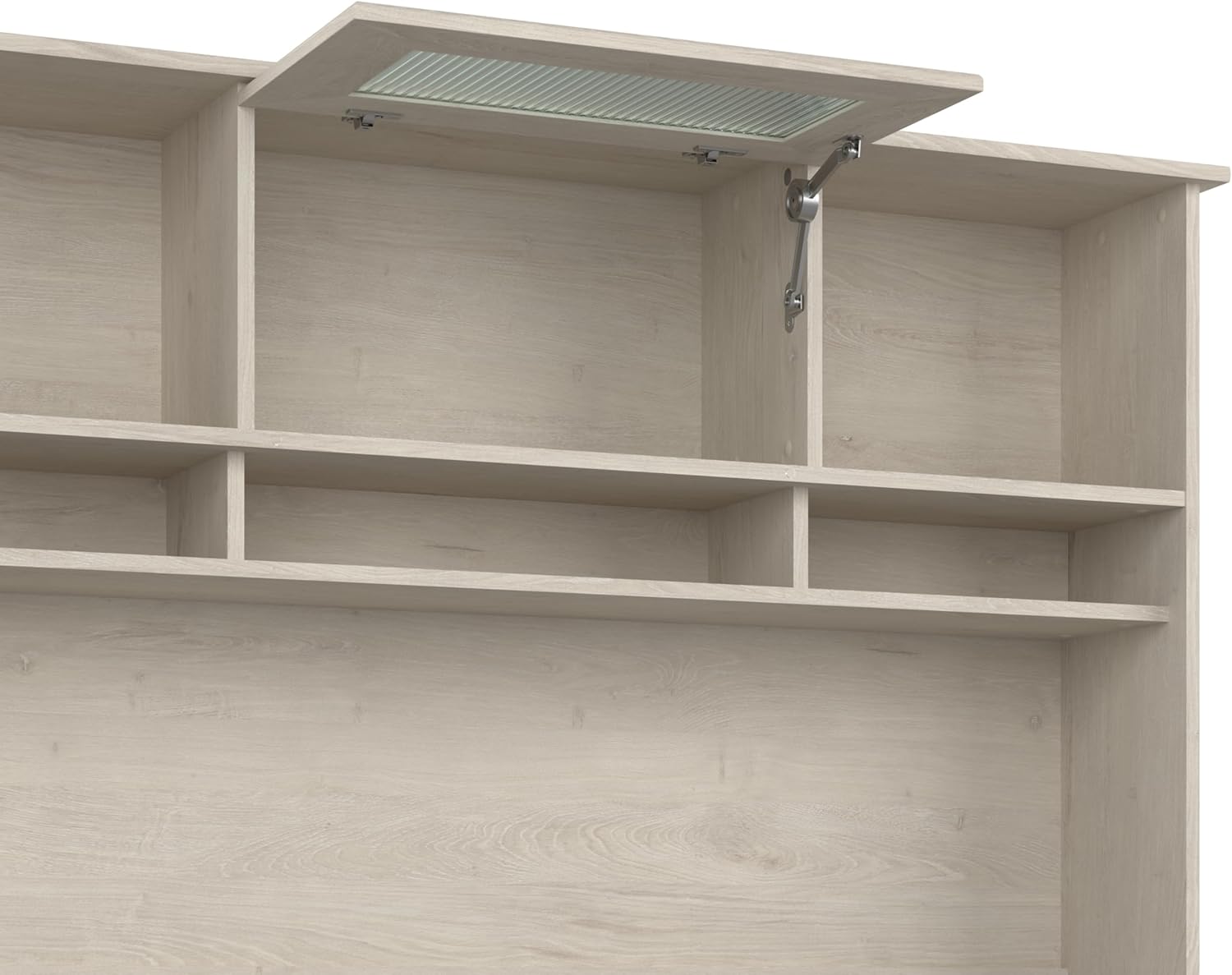 Bush Furniture L Shaped Desk with Hutch, 5 Shelf Bookcase and Lateral File Cabinet | Cabot Collection Corner Computer Table with Storage and Bookshelf | 60Wx23DX37W