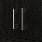 HOMCOM 71" Kitchen Pantry Cabinet with Adjustable Shelf and Drawer, Freestanding Tall Storage Cabinet with Double Doors, Distressed Black