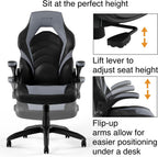 STAPLES Emerge Vortex Gaming Chair, Ergonomic, Adjustable Height, Swivel, Black, 2-Pack