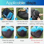 Inflatable Lounger Air Sofa Hammock, Inflatable Couch for Camping, Perfect for Beach Chair Waterproof Anti-Air Leaking Pouch Couch Air Chair for Outdoor, Beach, Hiking (Purple)