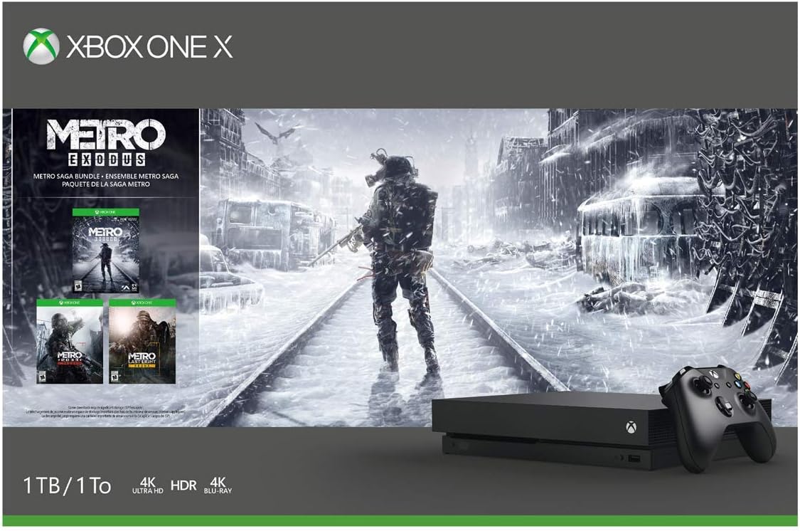 Xbox One X 1TB Console - Metro Exodus Bundle (Discontinued) (Renewed)