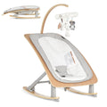 Evolur Tory 2-in-1 Rocker & Chair, Light Gray