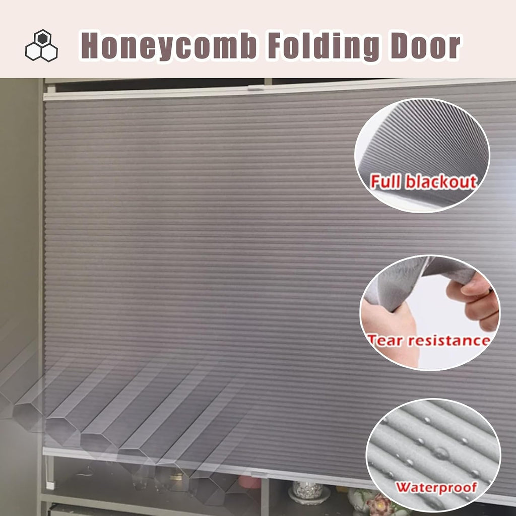 Premium Folding Sliding Door CABI for Shelves - 24" to 40" Sizes, Ideal for Commercial & Residential Use, Under Counter STO Soluts, & Slish Design