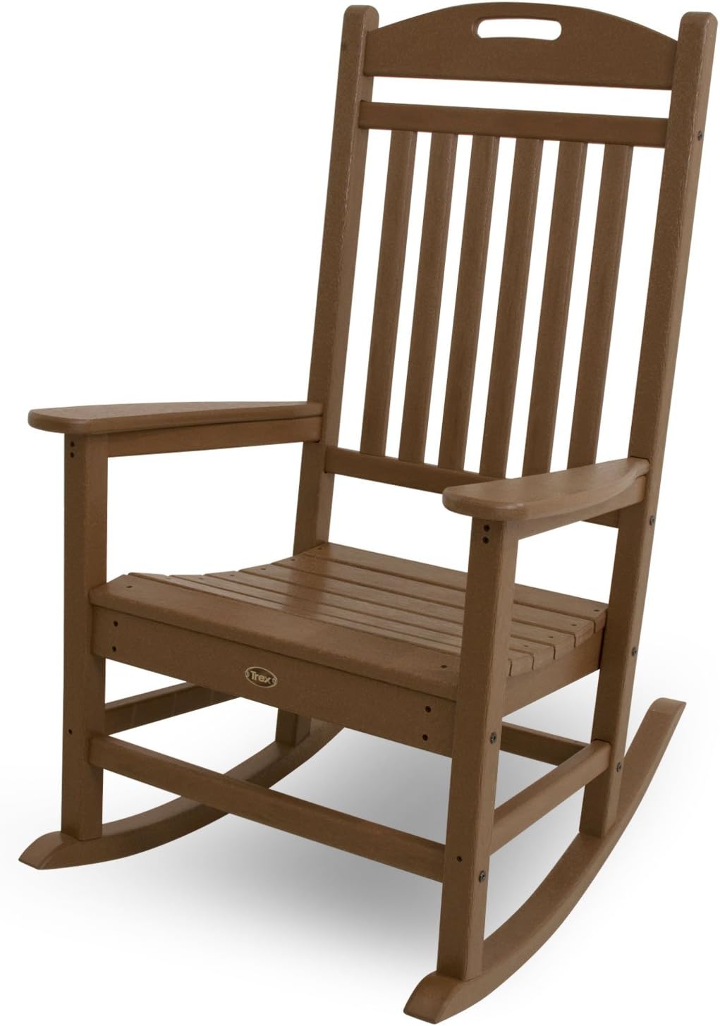 Trex Outdoor Furniture by Polywood TXR100TH Yacht Club Rocking Chair Rocker, Tree House