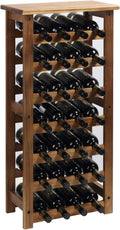 everous 28-Bottle Wine Rack, 7-Tier | Acacia Wood, Freestanding, Organizer