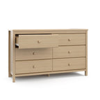 Storkcraft Alpine 6-Drawer Dresser, Driftwood | GREENGUARD Gold Certified, Brown Dresser for Bedroom, Kids & Nursery Storage, Safety Interlocking Drawers, Kids Bedroom