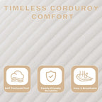 Modern Accent Chair for Living Room,Arm Chair with Metal Frame,Upholstered Armchair with Soft Cushion for Bedroom Lounge Reading Room (Beige)