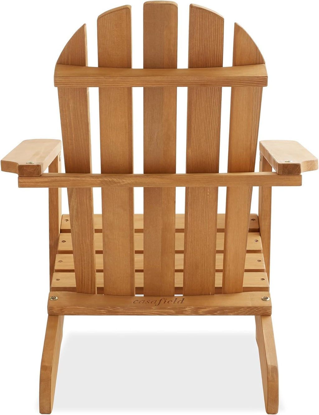 Casafield Children's Adirondack Chairs, Set of 2 Cedar Wood Outdoor Kid's Chairs for Patio, Deck, Lawn and Garden, Partially Pre-Assembled - Natural