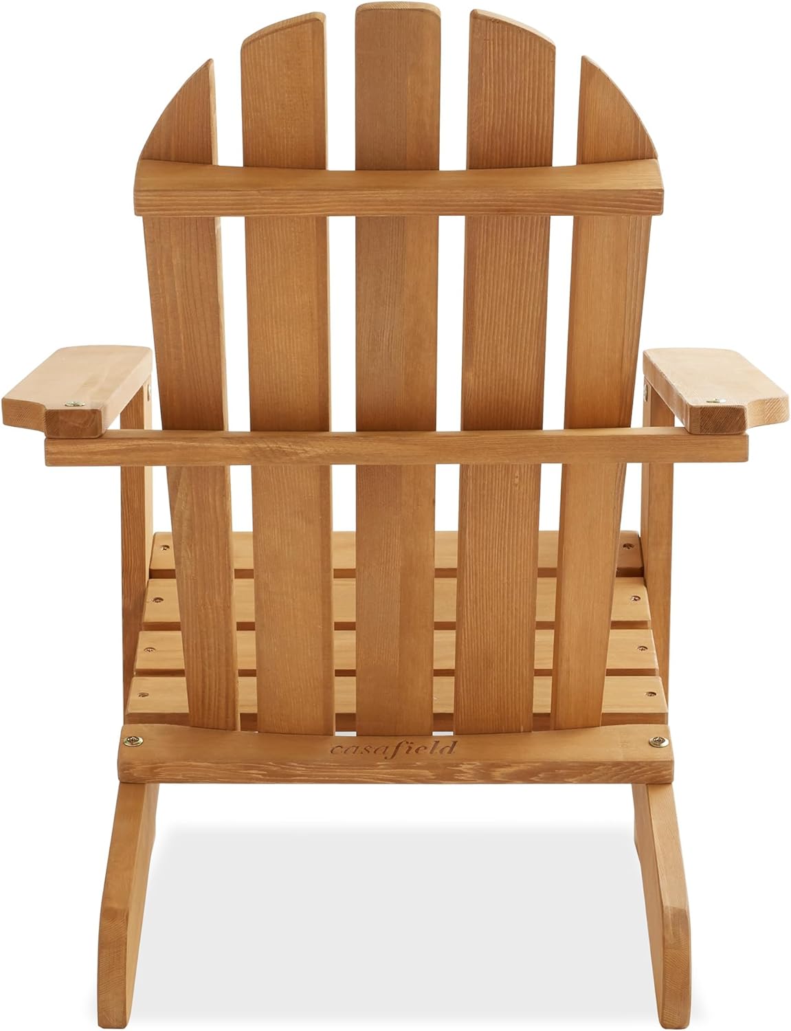 Casafield Children's Adirondack Chairs, Set of 2 Cedar Wood Outdoor Kid's Chairs for Patio, Deck, Lawn and Garden, Partially Pre-Assembled - Natural