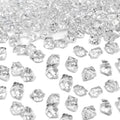 Fake Ice Cubes, 1000 Pcs Acrylic Ice Rocks for Centerpieces, 11 * 14 mm Artificial Ice Table Scatter, Fake Crushed Ice Acrylic Vase Fillers Christmas Decorations