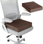 Tromlycs Chair Seat Cushions for Recliners Gel Memory Foam Extra Large Chair Cushions for Seniors 18 x 18 x 4 Inch Brown