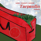 Artificial Large Christmas Tree Storage Case Bags With Handles,Fits Up To 7 Ft Artificial Trees Zippered Bag Protects Against Dust, Insects And Moisture