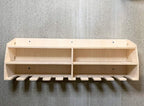 Cordless Drill Tool Holder Organization Storage Rack Wood Shelf Case Organizer 10-Slot Birch Plywood
