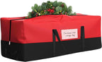 Christmas Tree Storage Bag, Fits Up 10 Ft Tall Artificial Trees, Heavy-Duty 600D Oxford Tree Bag with Reinforced Handles Zipper Clear Pocket, Storage Bags for Moving Items, Clothing, Outdoor, Bedding