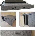 Soundproof and Light-Proof Silent Tent, Sleep Den Bed Tent, Built-in Bluetooth Dual Speakers, Tent Bed Cover, for Restful Sleep