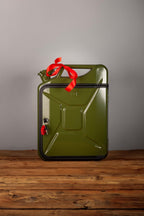 Jerry can Mini Bar Free Engravement V1, Three Whisky Glasses, Flask! Mini Bar 20L Birthday Gift from UE.