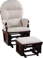 Suite Bebe Madison Glider & Ottoman, Espresso/Latte