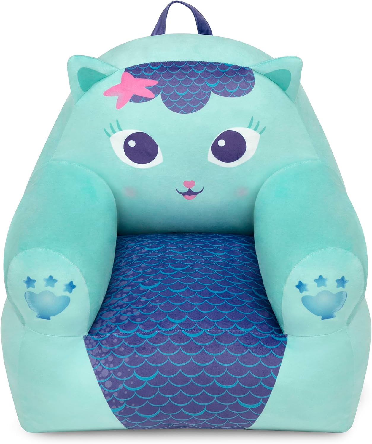 Delta Children - Gabby's Dollhouse Cozee Buddy Kids Chair, Blue