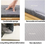 Custom Size Furniture Cushions 48/40/50/52 in - Sofa Seat Pad Windowsills Cushion with Non-Slip Bottom,Indoor Bay Window Seats(16,160x40x5cm/63x16x2in)