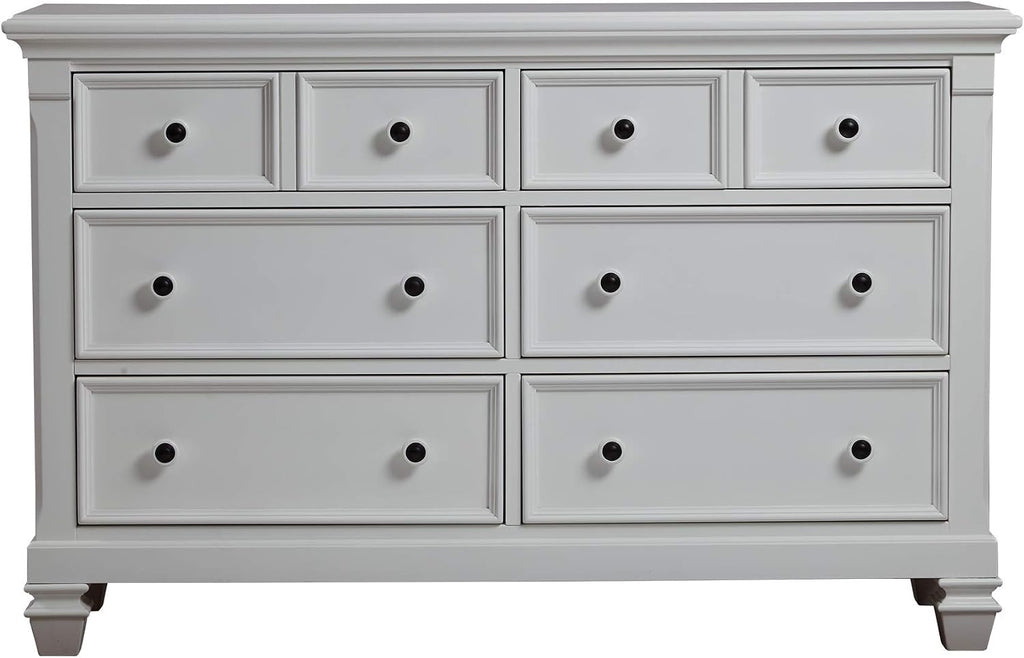 6 Drawer Dresser Pure White