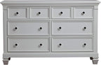 6 Drawer Dresser Pure White