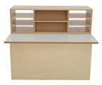 Childcraft Double-Sided Junior Writing Center, for Four Students, 36-1/4 x 40-3/4 x 32-1/4 Inches