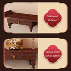 Buddhist Prayer Altar, Wall Hanging Offering Table for Home Decor and Spiritual Activities, Ideal for Living Room and Bedroom