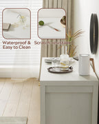 1pcs Modern Buffet Cabinet with Storage Sideboard Cabinet Wood cabinets for Kitchen,Living Room,Hallway Antique White