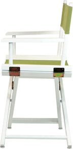 Casual Home 18" Director's Chair White Frame with Olive Canvas
