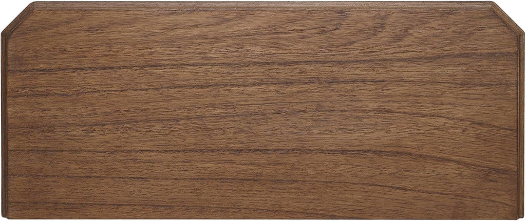 East at Main Solid Wood Console Table – 23.75” Wide Narrow Brown Entryway Table with Storage & Shelf – Rustic French Country Accent Table for Hallways, Foyers, Living Rooms and Small Spaces