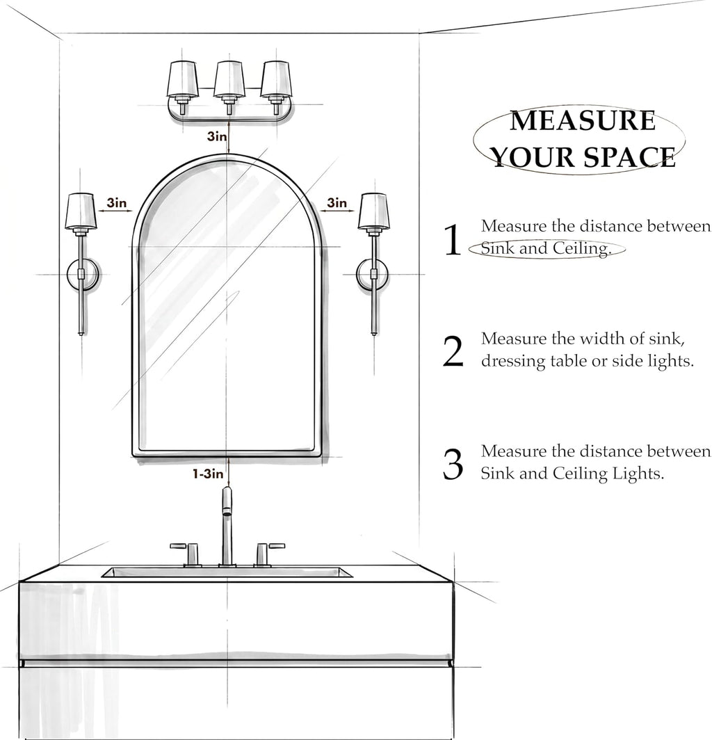 FKWin Arched Medicine Cabinets with Mirror, Bathroom Mirror with Storage, Aluminum Alloy Bathroom Cabinet, Modern Bathroom Wall Cabinet with 3 Adjustable Shelves, Not Recessed, 29.5"x15.7",Silver