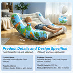 Sensory Inflatable Rocking Chair for Toddlers – Calming Sensory Chair for ADHD & Autism, Built-in Dual Function Air Pump, Inflatable Rocker for Sensory Room, Therapy, Relaxation, Gift for Boys & Girls