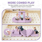 Modular Kids Play Couch (Small, Blueberry)