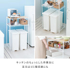 ■Luminous Latte Kitchen Rack 2-tier 60WWD