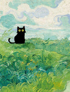 Adult Diamond Art Painting Kits-Black Cats Diamond Art Kits for Adults,5D Diamond Painting Kits,Full Round Diamond Arts Diamond Art Kits,Craft Home Wall Art Deco-12x16inches