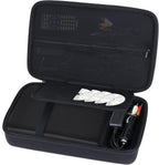 Lebakort Storage Case Compatible with MEGATEK 12.5" / Pofoto 12.5" / WONNIE 12.5" / ieGeek 12.5" / DBPOWER 12" Portable DVD Player (Black, for 12-12.5 Player)