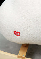 FUN.COM Children's Care Bears Cloud Rocker | Foam and Polyester Rocking Horse with Wooden Frame, Rockers, and Grips