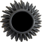 Bloomingville Decorative Pleated Stoneware Vase, Black