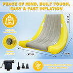 Wdmiya New Upgraded Sensory Chair for Kids, Sensory Room Children Rocking Chair, Air Cloud Inflatable Sensory Chair, Autism Sensory Products Training, Crash Pads for Toddler Old Boy Girl Gifts