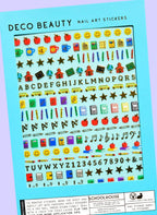 Deco Beauty Schoolhouse -Super Thin & Easy-to-Apply Nail Art with the Cutest Designs-Durable & Long-Lasting Nail Art Stickers and Decals for Women, for DIY At-Home Manicures & Salon-Quality Nails