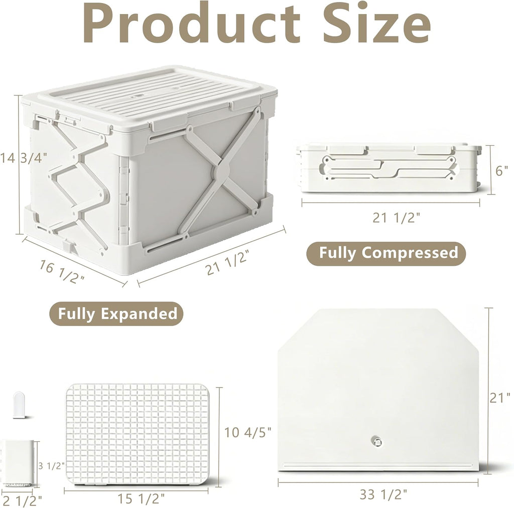 Foldable Vacuum Storage Box, 56L Large Capacity Space Saver Organizer Box with Electric Air Pump, Anti-Rebound Moisture Proof Clothes Storage Bin for Seasonal Garments