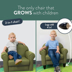 Children's Factory As We Grow Toddler Chair, Flexible Seating for Daycare or Preschool, Kids Reading Couch, Playroom Furniture, Sage