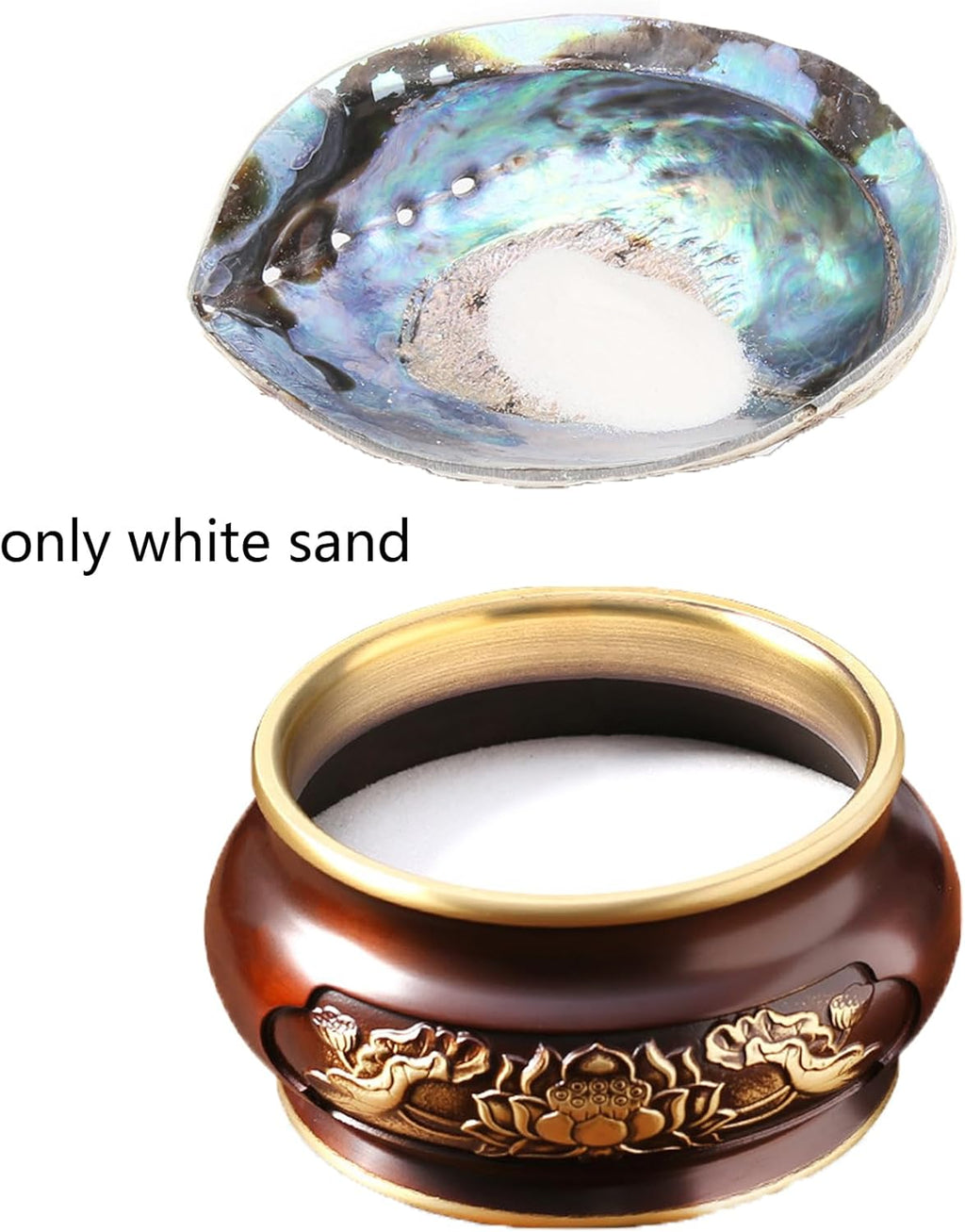 AOSWTLIF White Quartz Sand 40-80 Mesh, Natural Decorative Craft Sand for Resin Art, Acrylic Painting Texture, Vase Filler, Incense Burner & Landscaping (2 LB)