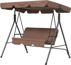 3 Person Porch Swing with Canopy