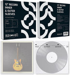Hudson Hi-Fi 50x Inner & 50x Outer Protective Sleeves for Vinyl & Records Cover Art - Blocks Scratches, Static, Dust, Damage - Acid-Free, Smooth Slide - Fits Single Double Gatefold LP Sleeve