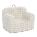 Delta Children Checkered Cozee Chair, Cream