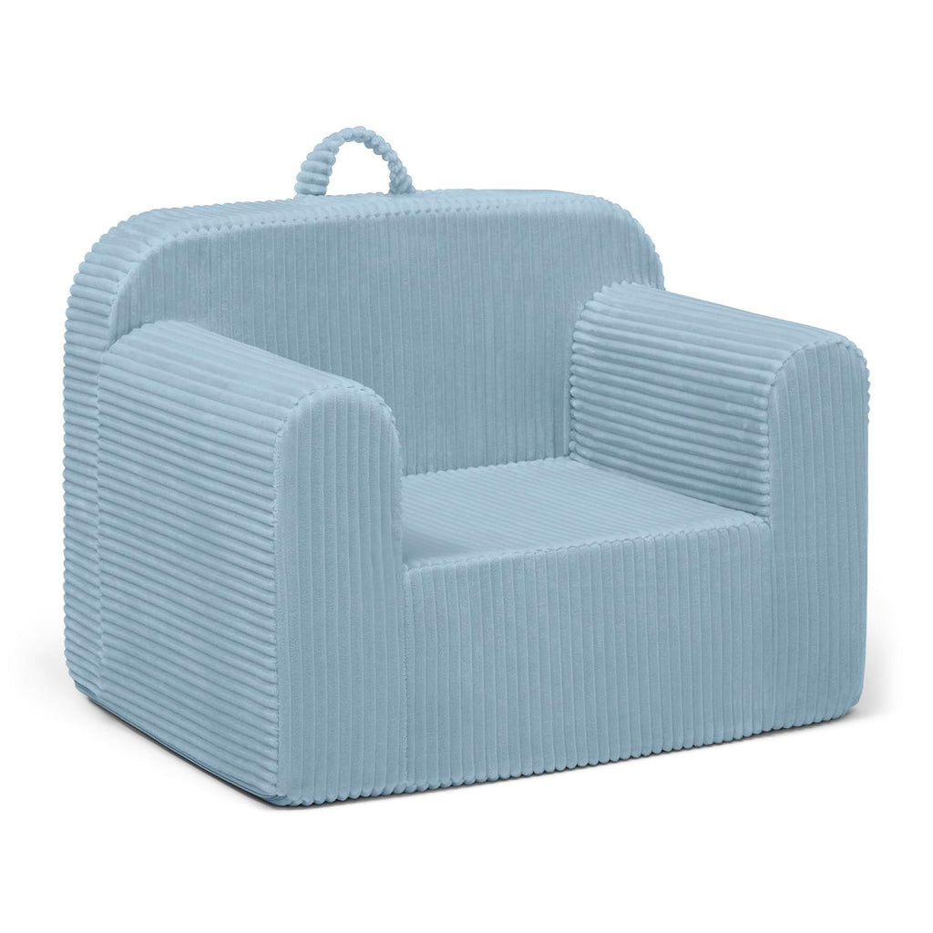 Delta Children Cozee Corduroy Foam Chair, Blue