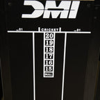 DMI Americana Dartboard Cabinet Set with 18-Inch Paper Dartboard, Reversible Baseball Game, Built-in Cricket Scoring, Darts, Chalk & Mounting Hardware – Classic Black Finish