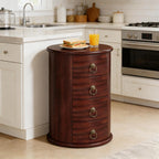 Wood Bedside Table,Side Table,Round End Table FJ484