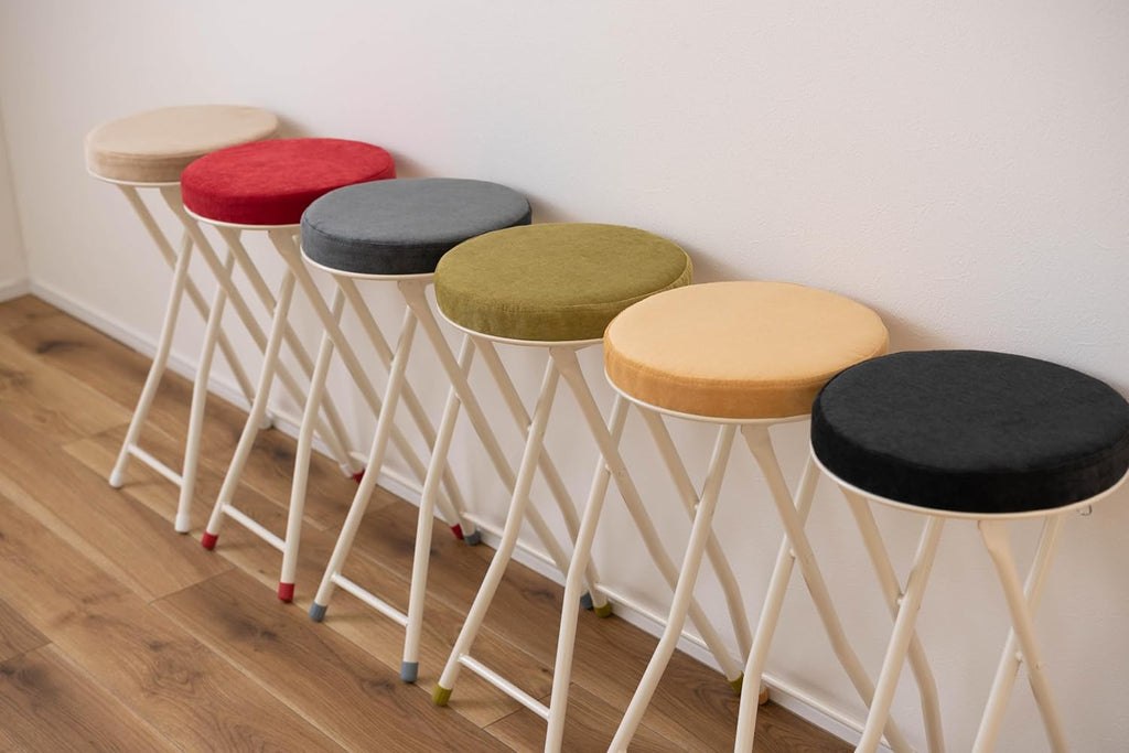 Azumaya-kk PC-34DGY Folding High Stool